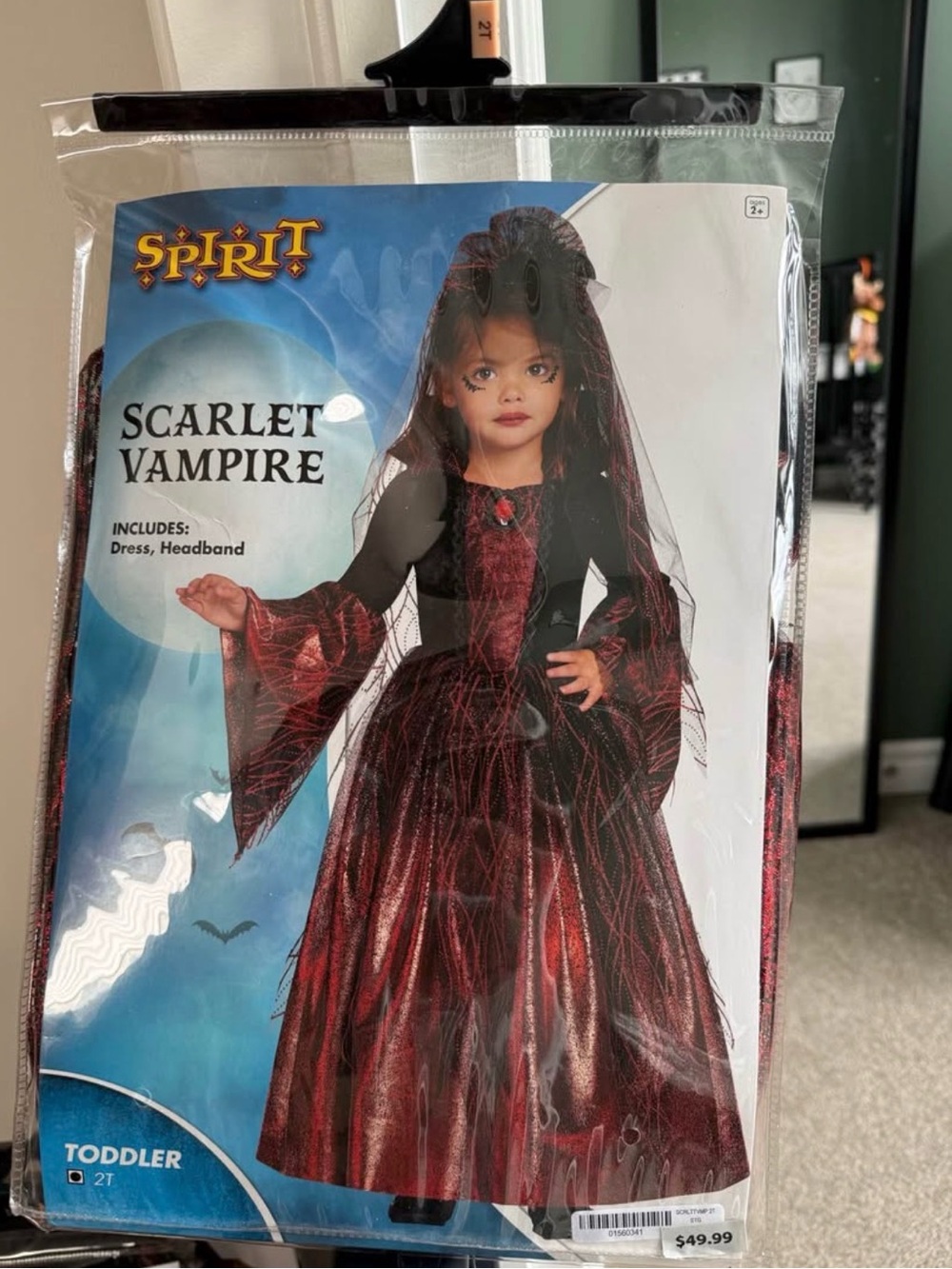 Vampire costume 2T